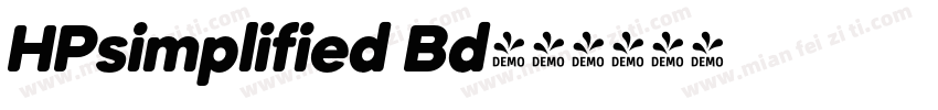 HPsimplified Bd字体转换